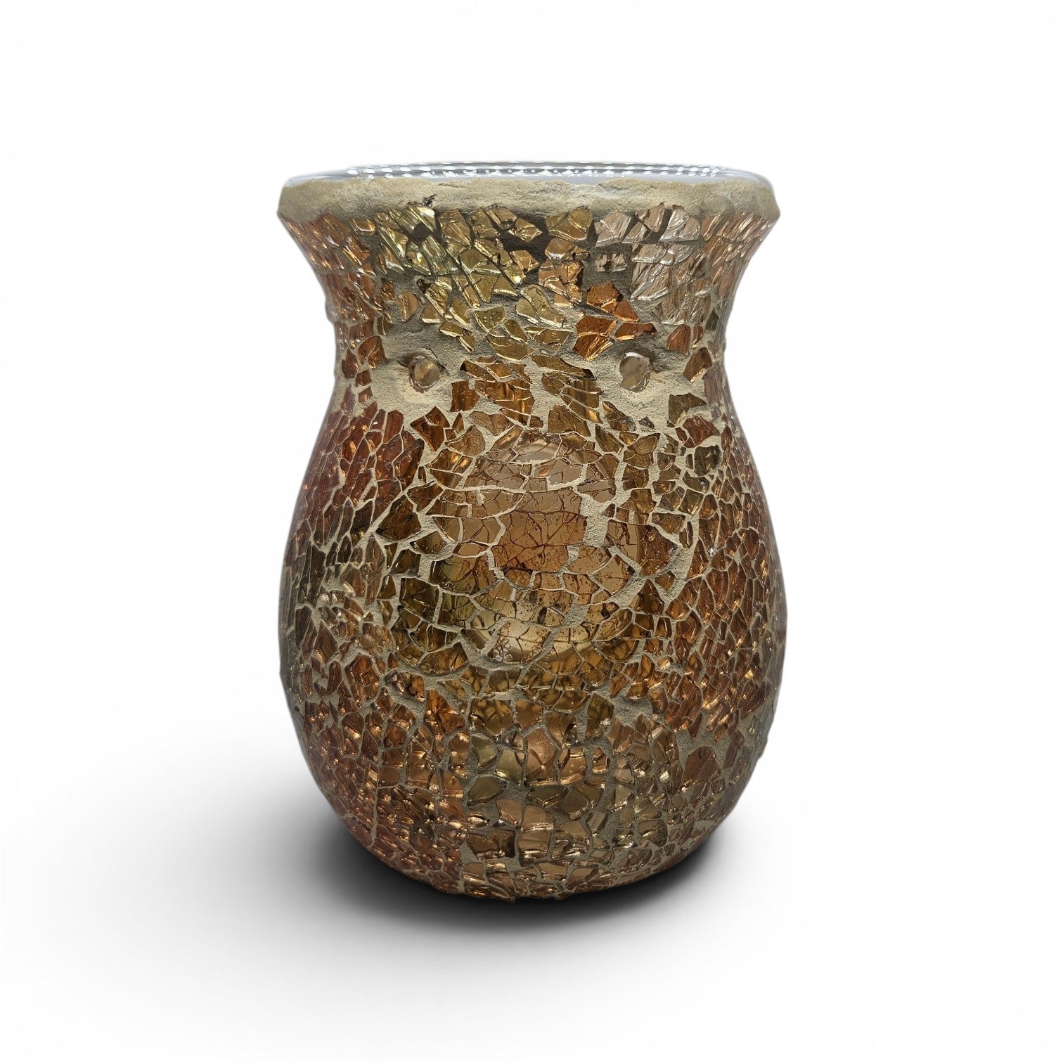 Large Crackle Glass Burner