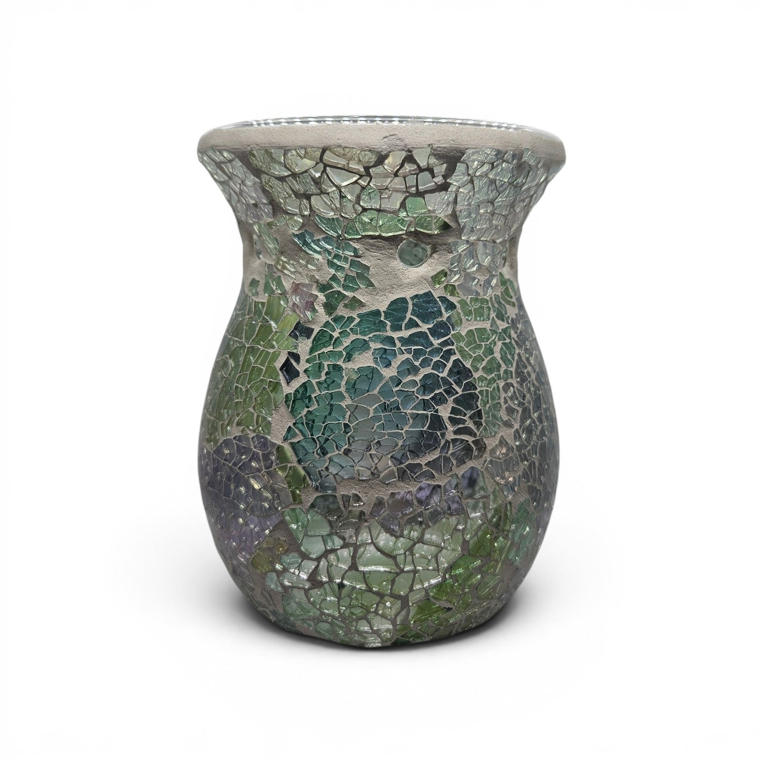 Large Crackle Glass Burner