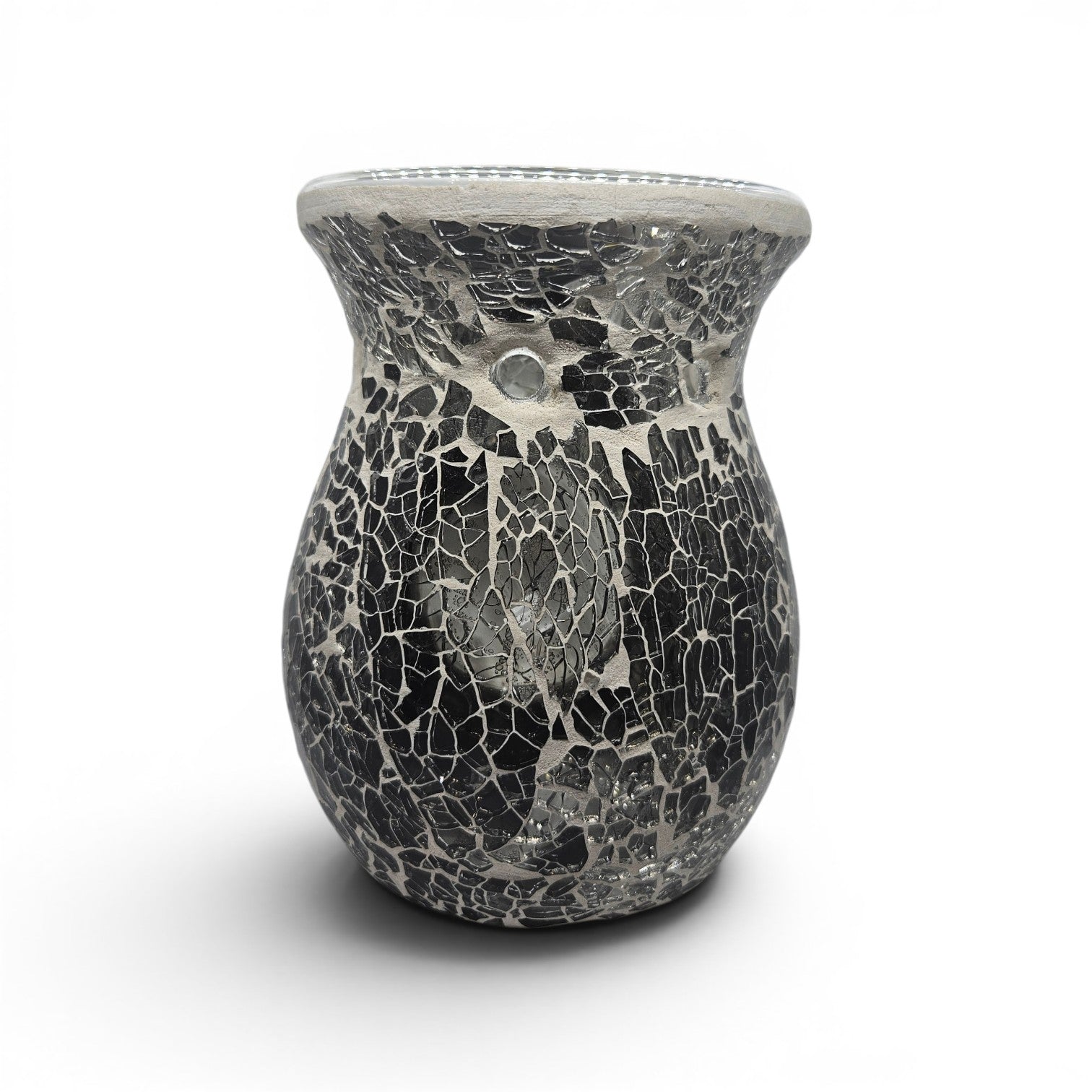 Large Crackle Glass Burner