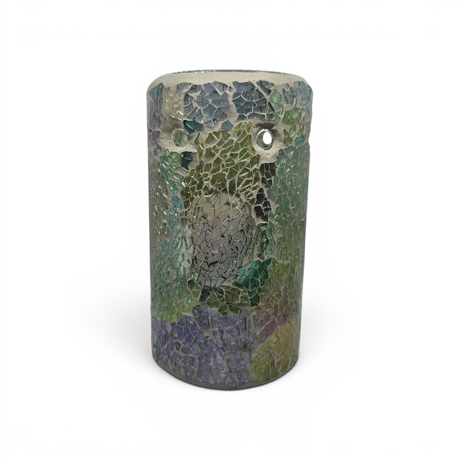 Pillar Crackle Glass Burner